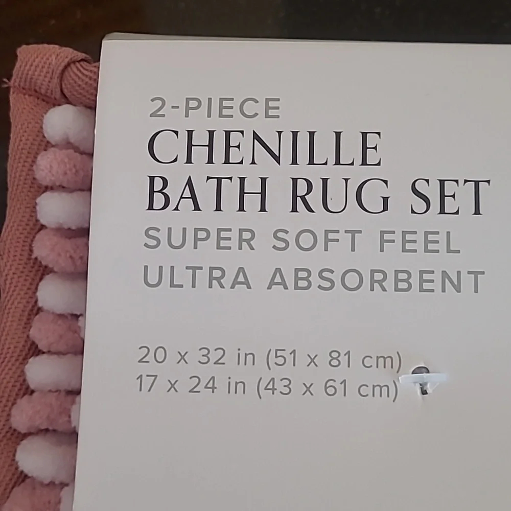 SoHo Loft Chenille Bath Rug Set